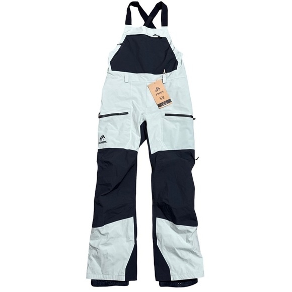 Jones • Women’s Mountain MTN Surf Snowboard Ski Bibs Sage Green M NWT - Picture 5 of 14